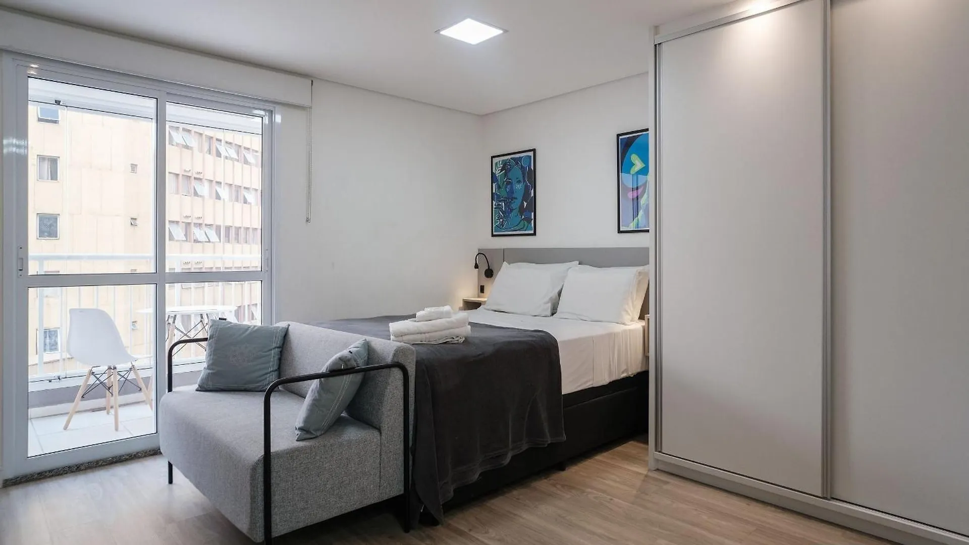 Mh 10216 - Encantador Studio Com Ac/Wf/Casal Apartment Sao Paulo